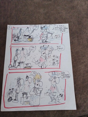 Original comic artwork - comic, duck