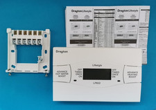 Drayton Lifestyle Dual Channel Heating/Water Programmer LP822 With Backlight NEW