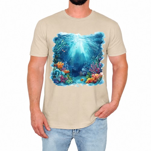 Coral reef mens shirt - reef, t-shirt