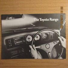 TOYOTA 1000 Corolla 30 E Saloon Estate Coupe Celica ST 2000 2600 Brochure 1970s