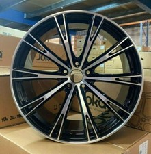 Audi Q7 SQ7 Q5 A7 A8 x4 22" ABT Style Alloys 5x112 9.5J ET30 Black Polished