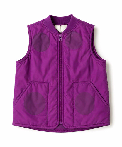 Arket girls purple quilted - girls,