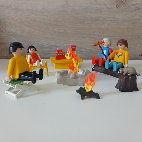 Vintage playmobil camping - vintage,