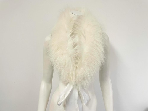White fox fur detachable - fox,
