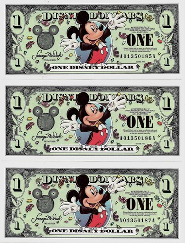 Disney dollar series 2000 1 - -, $1