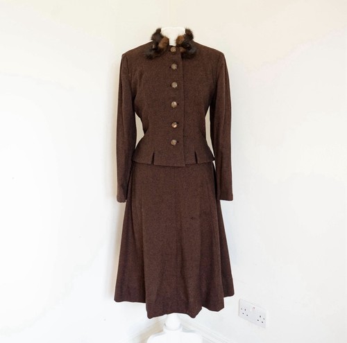 1940s brown vintage two - brown,