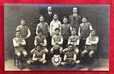 School football team ROMSEY RP postcard 1920-21
