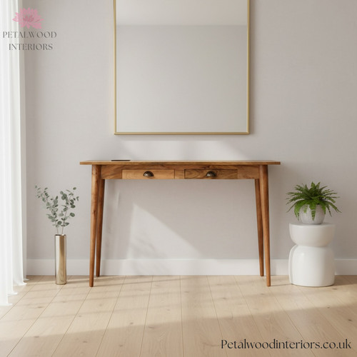 Solid wood writing desk - solid,