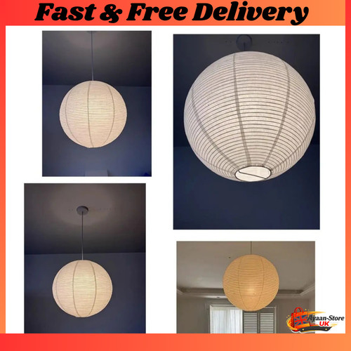 Round lamp paper shade - round,