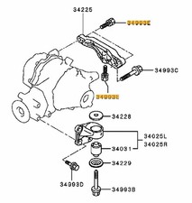 Bolt Rear Diff Mounting Evo X
