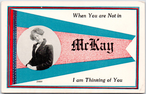Vintage postcard when - postcard, you're