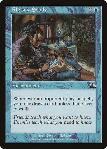 Rhystic study prophecy - study,