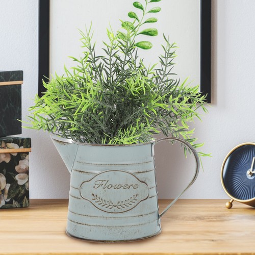Vintage metal flower jug - vintage,