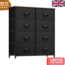 Rustic Brown 8-Drawer Chest of