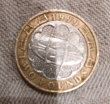 1999 Rugby World Cup £2 Two