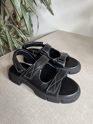 Primark black chunky sandals - chunky,