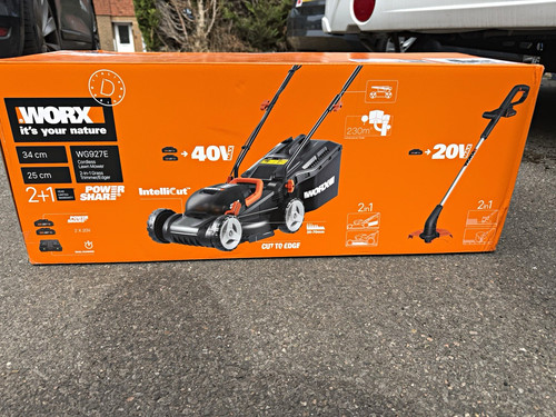 Worx wg927e 40v - 40v, lawn