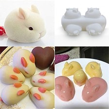 3D Rabbit Silicone Mold Mousse
