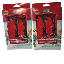 🚨 2 Set Lemax Village Collection 4” Victorian Street Lamp, Set Of 2