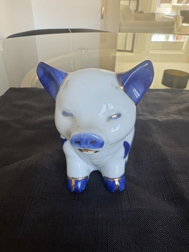 Vintage imari porcelain pig - imari,