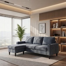 L-Shaped Couch Sofa 4-Seater