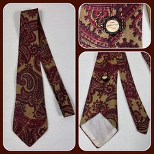 Vintage 1950s 1960s Brown Red