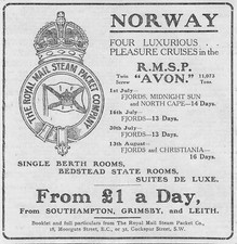 1910 Royal Mail Steam Packet