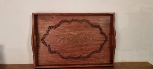Solid wood serving tray - serving,