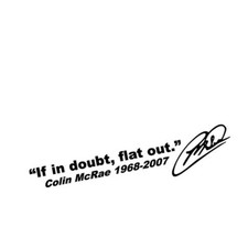 IF IN DOUBT COLIN MCRAE WINDOW