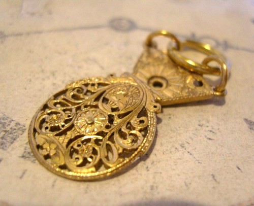 Pocket watch chain fob - watch,