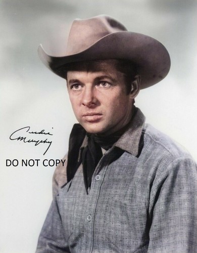 Audie murphy autographed - audie,