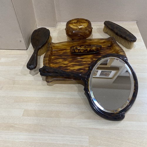Bakelite faux tortoiseshell - bakelite,