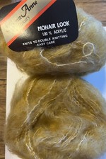 Sheena Anne Mohair Look 50g Wool Ball Gold