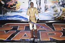 MACE WINDU  WITH JANGO FETT  HELMET  3.75 INCH  STAR WARS FIGURE REF D5819