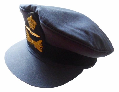 Men military peaked - peaked, blue