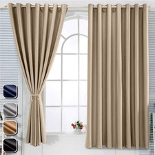 Pair Blackout Curtains 66 x 90