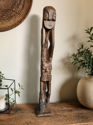 Vintage hand carved wooden - hand,
