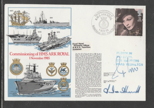 1985 commissioning hms ark - commissioning,
