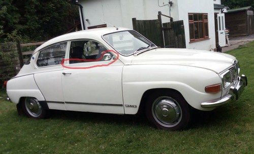 Saab window - 96,
