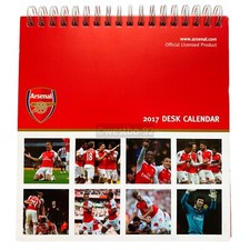 Arsenal FC Collectors Item Desk Calendar 2017