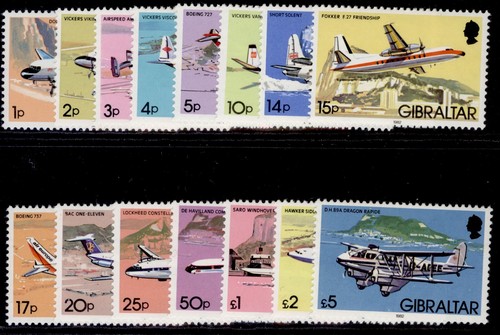 Gibraltar qeii sets mint - sets, nh