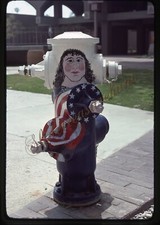 Painted Fire Hydrant Woman