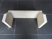 Fire Bricks to fit Dimplex Westcott 8 Stove Fire Bricks Full Set (2 Piece rear)