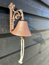 Cast Iron Scroll Antique Doorbell Wall Mounted Garden Decor Decorative Gift