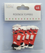 GORJUSS CHRISTMAS EMBELLISHMENTS FOR CARDS AND CRAFT- 7 THEMES