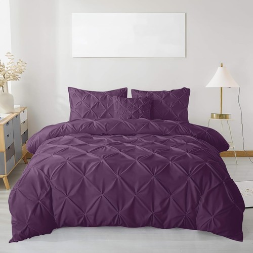 Luxury pintuck pleated duvet - luxury,