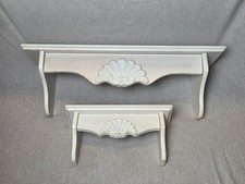 Set of 2 White Wall Display