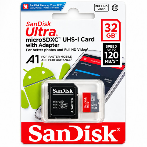 Sandisk ultra micro 32gb - sd,