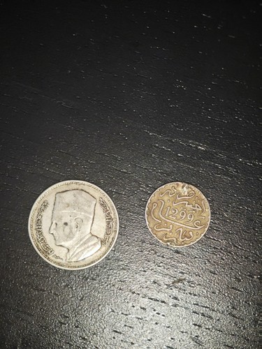 Moroccan silver dirhim - 2x, 1