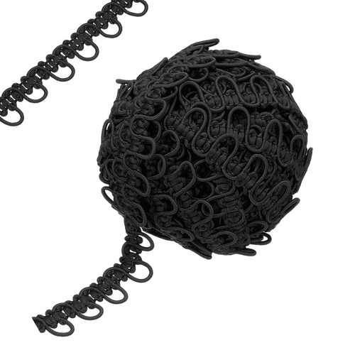 Yard braid trim with button - 12,